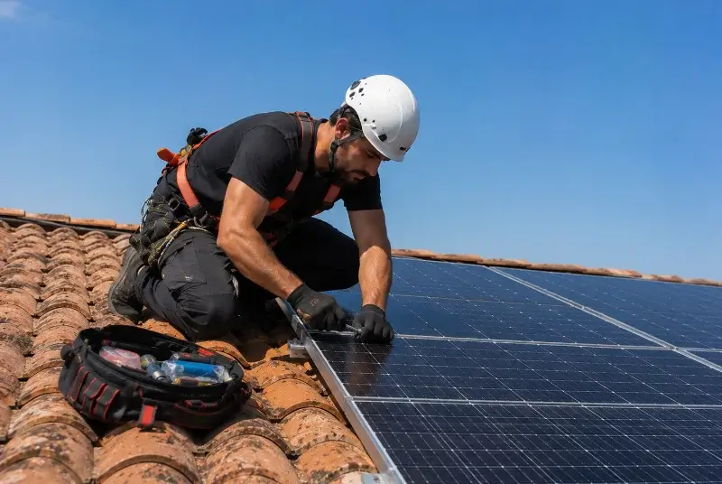 Maintenance et monitoring de panneaux solaires à Missillac